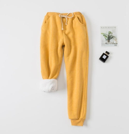 Lamb velvet padded sweatpants Lamb velvet padded sweatpants