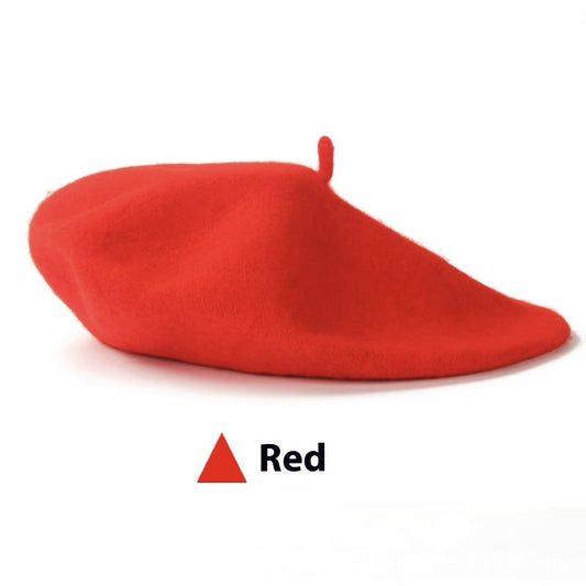 Women's Wool Beret Vintage British Knitted Painter Cap Warm Hat Women's Wool Beret Vintage British Knitted Painter Cap Warm Hat