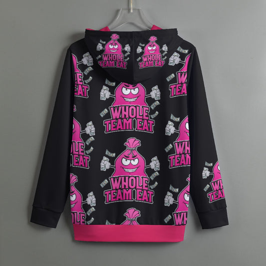 Custom All-Over Hoodie With Drawstring Custom All-Over Hoodie With Drawstring