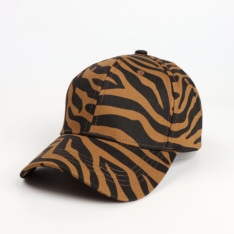 Cartoon Printed Curved Brim Baseball Cap Sun Hat