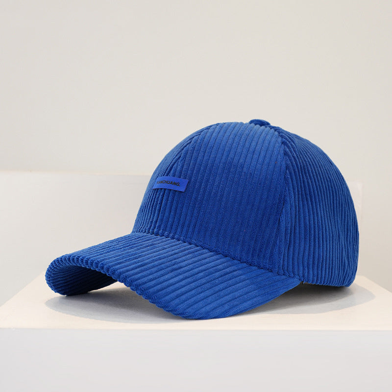 Warm Hard Top Corduroy Baseball Cap For Children