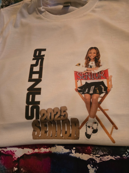 Upload your desired artwork or images custom tshirt