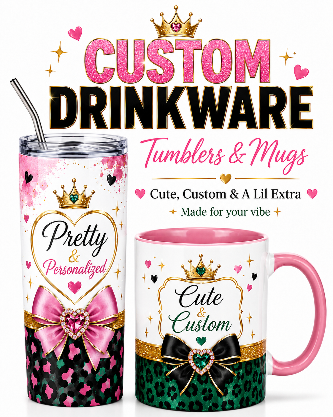 Made for you | Custom Drinkware | Personalized Tumblers & Mugs