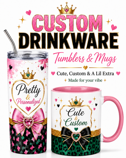 Made for you | Custom Drinkware | Personalized Tumblers & Mugs