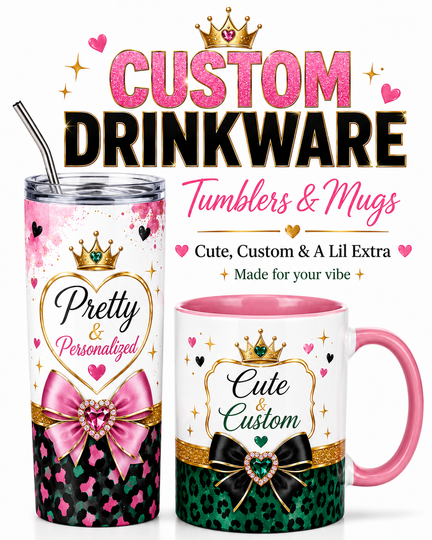 Made for you | Custom Drinkware | Personalized Tumblers & Mugs