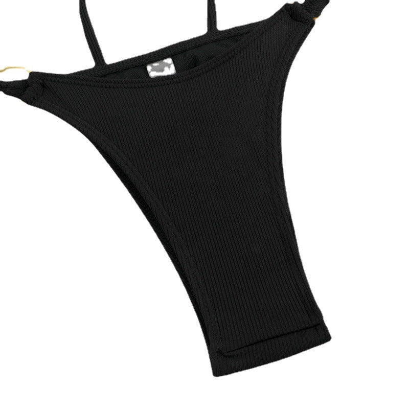 New Solid Color Women's Fission Swimsuit